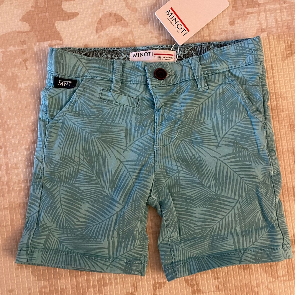 NWTS palm pattern boys shorts multiple sizes